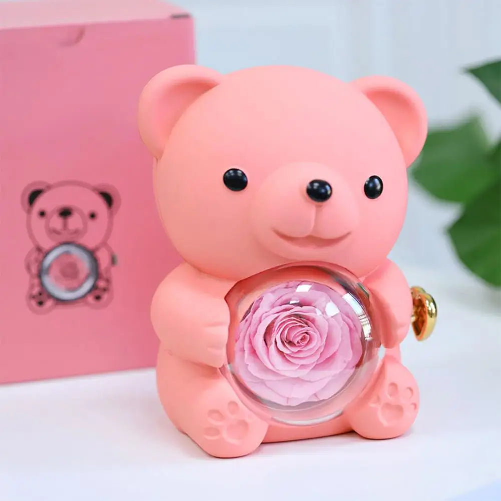 Eternal Rose Hug Bear